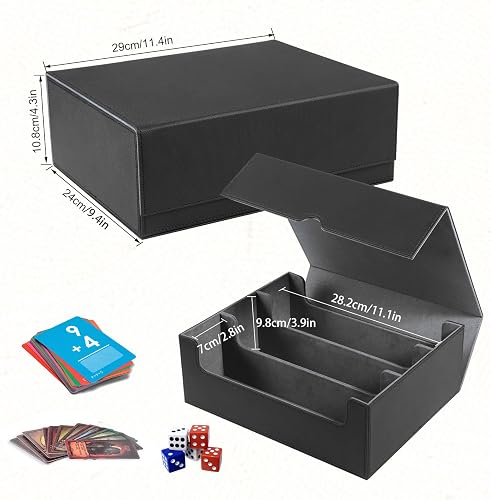 CAJA DE ALMACENAMIENTO PARA CARTAR TCG, CAPACIDAD 1800 CARTAS
