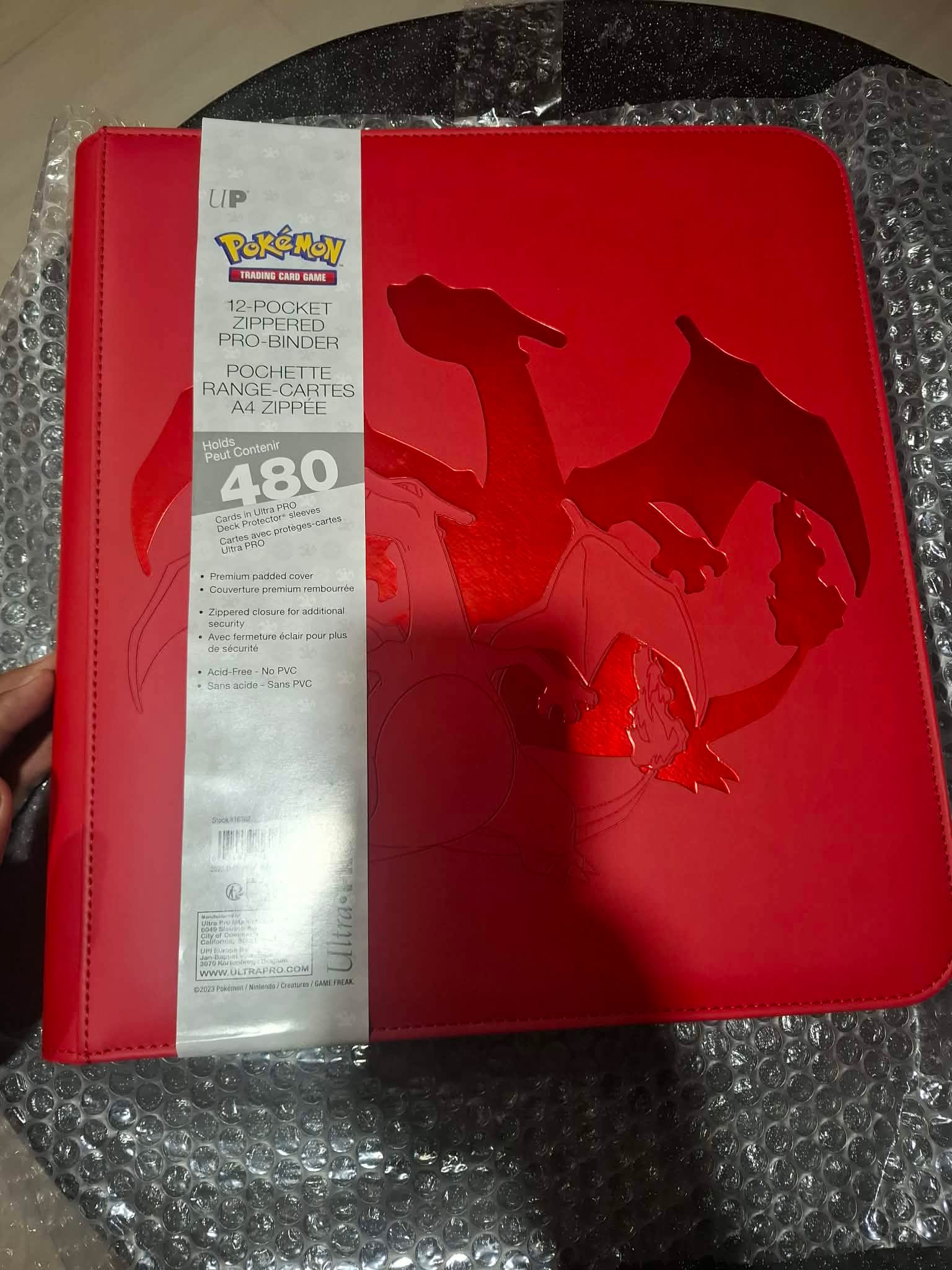 POKEMON TCG BINDER DE CHARIZARD, CAPACIDAD PARA 480 CARTAS, ULTRA PRO