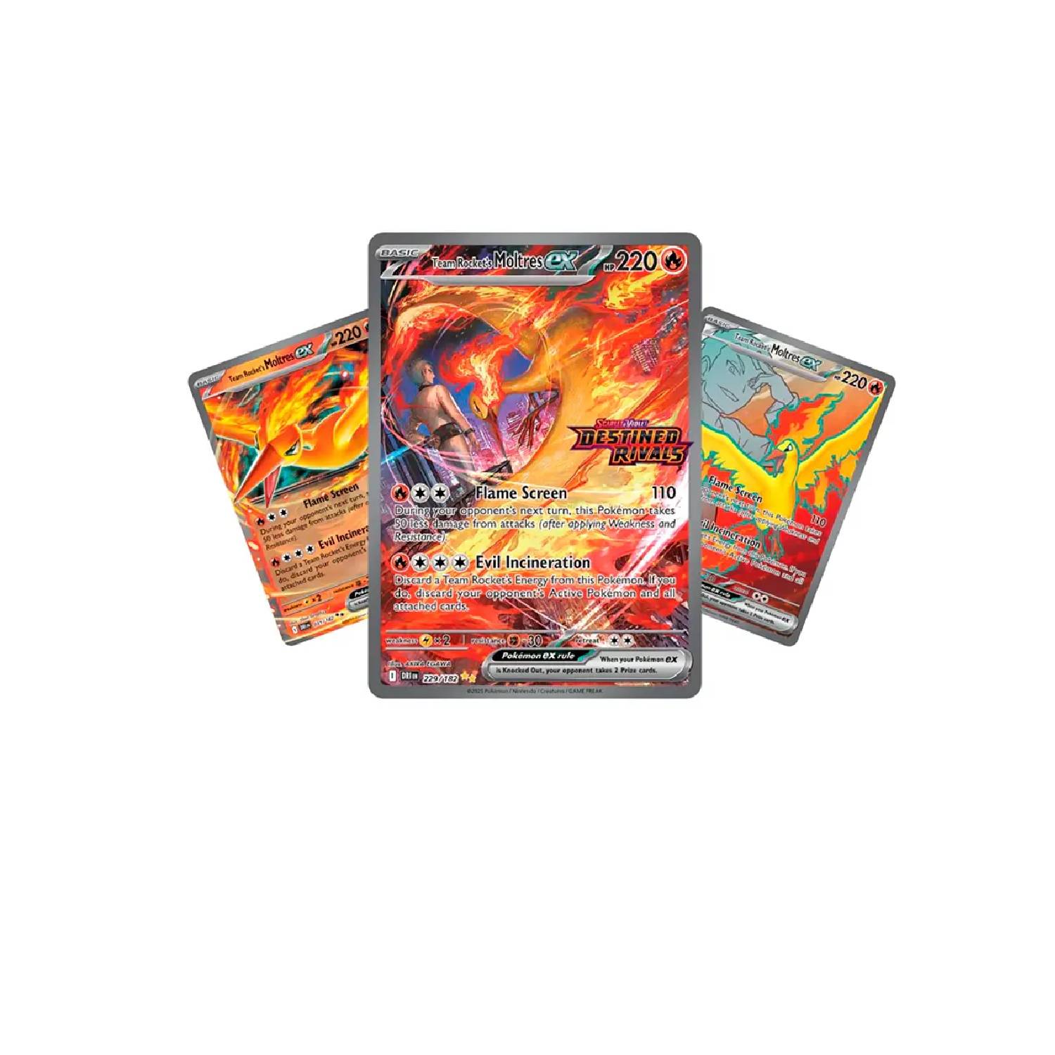 Pokémon TCG Team Rocket’s Moltres ex Ultra Premium Collection Ingles